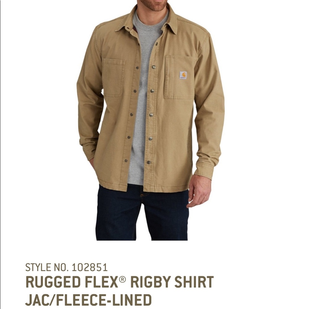 Carhartt fleece-lined rugby shirt